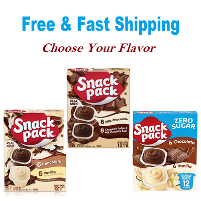 Snack Pack Pudding Cups, 3.25 oz., Family Pack (Select Flavor & Count)