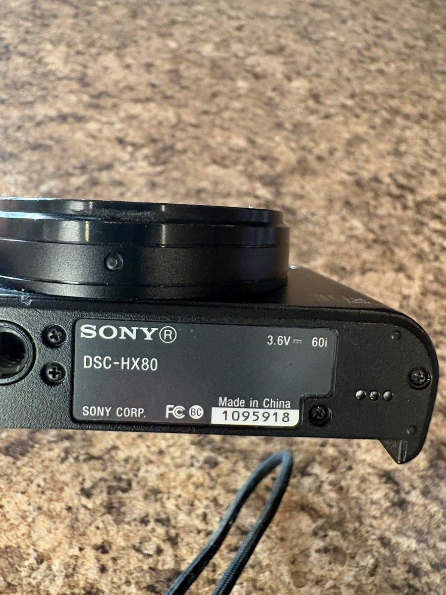 Sony Cyber-shot DSC-RX80 Digital Camera Black | eBay