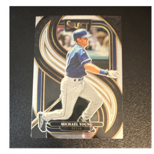 2025 Panini Select Premier Level Michael Young #136 Texas Rangers Baseball