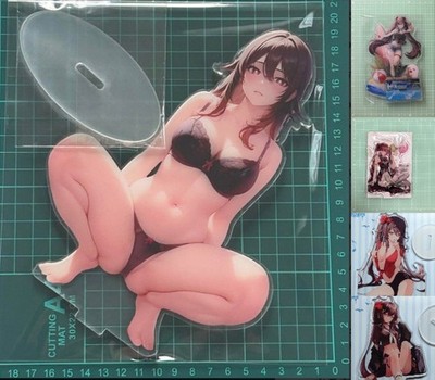 Genshin Impact Hu Tao Acrylic Stand Figure Set of 5 Limited Edition Prize Japan