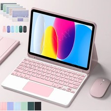 Touchpad Keyboard Case with Mouse For iPad 11th/10/9/8/7th Gen Air 5/4/3 Pro 11