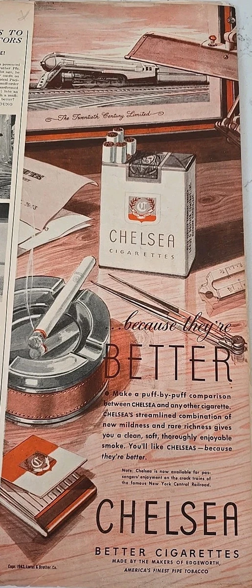 Chelsea Collectible Tobacco Cigarettes for sale