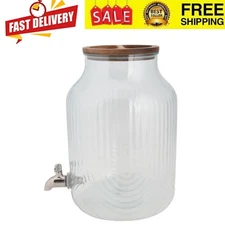 BPA Free 2-Gallon Embossed Drink Dispenser Beverage Dispenser Dishwasher Safe US