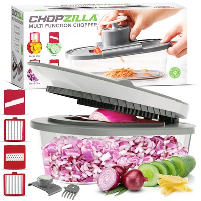 Vegetable Chopper Mandoline Slicer 4 Blades French Fry Cutter Kitchen Gadgets