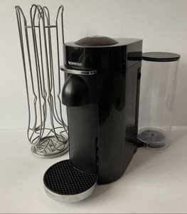 Nespresso Magimix Vertuo Plus M600 Schwarz Kaffeepadmaschine & Kapselständer