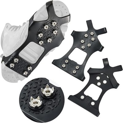 ice Cleats for Shoes and Boots crampons - ice Spikes for Boots Medium 1