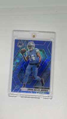 2025 Panini Mosaic Blue Scope Amon-Ra St. Brown #2