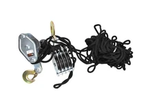 FitHoist FPS-2T-B-New Block & Tackle Rope Pulley Hoist 2 Ton Capacity 65 Ft