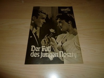 Progress Filmprogramm 7/62 - Der Fall des jungen Noszty - Programmheft 60er 60s