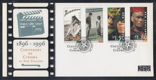 New Zealand Scott 1379-82 FDC - Centenary of Cinema