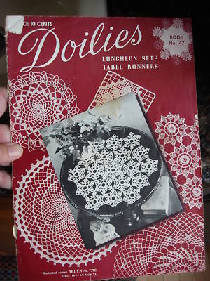 1940 Spool Cotton DOILIES/LUNCHEON SETS/RUNNERS #147