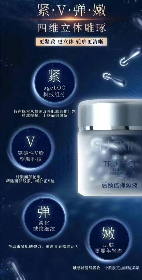 Nu Skin NuSkin ageLOC Tru Face Essence Ultra 60 Capsules Sealed (Brand New)  - Image 4 of 4