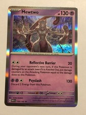Pokemon Card 151 Holographic Mewtwo 150/165 N...