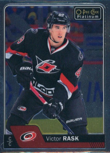 2016-17 O-Pee-Chee Platinum #133 Victor Rask Carolina Hurricanes - Picture 3 of 3