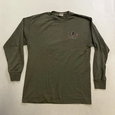 Vintage Northshore Hawaii Murina Shirt Men’s Large Green Long Sleeve Distressed