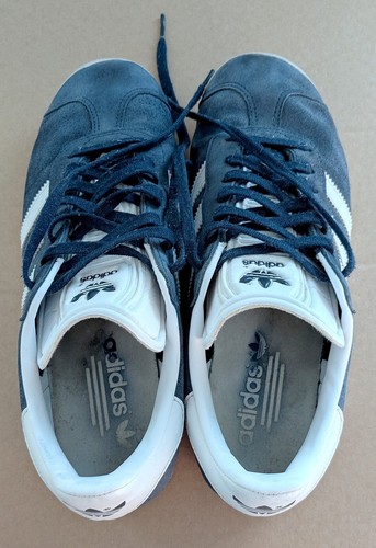 chaussures Adidas Gazelle Femme Baskets Bleu Taille 40 2/3 - Imagen 3 de 7