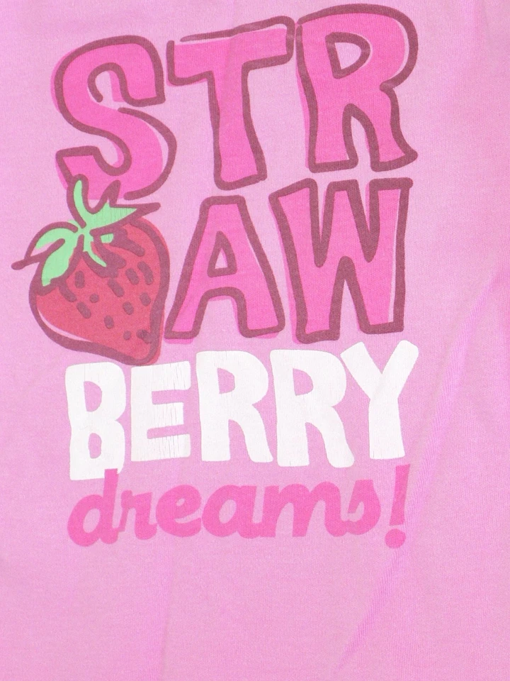 5 ans : Pyjama épais rose 5-6 ans « strawberry dreams » TEX (511) - Photo 3/4