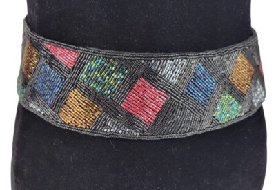 Vintage Retro 80s Multicolored Beaded La Regale Belt Vintage La Regale 1980 main image 4