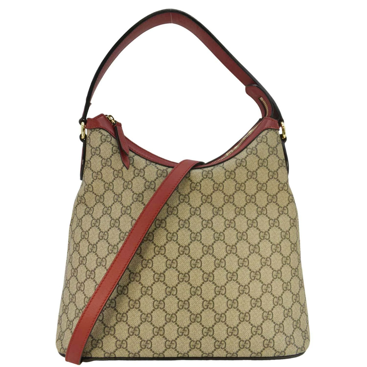 Sac bandoulière cabas toile beige GUCCI Linea A Supreme 414930
