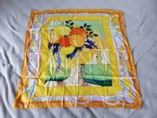 Fashion Scarf 100 silk - approximately 34 square Made in Italy