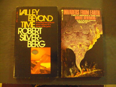 2 Robert Silverberg PBs: Valley Beyond Time; Invaders From Earth ID:81559