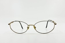 Marchon Tres Jolie 109 Chocolate Eyeglasses Frames Womens Gold 53-17-130 3708