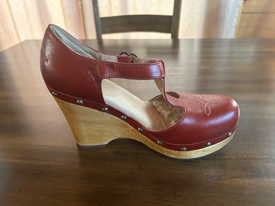 Ugg Chrissie Wood Platform Mary Jane Wedge size 6 | eBay