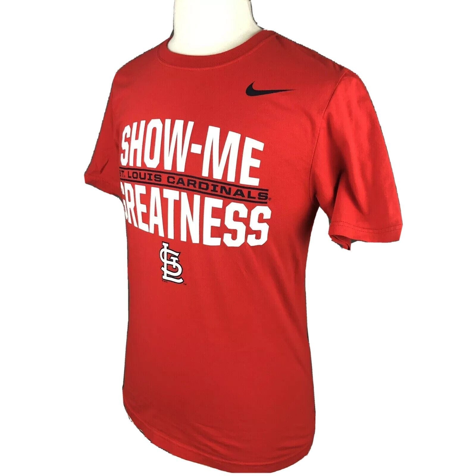 St Louis Cardinals NIKE T-Shirt MLB Size Small Show Me Greatness Baseball thumbnail 4
