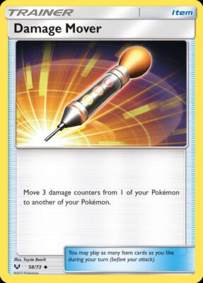 Pokemon Damage Mover (58/78) Shining Legends LP