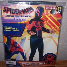 Size S 4/6 Boys 3-4 Yrs Spider-Man Across The Spider-Verse Child Costume