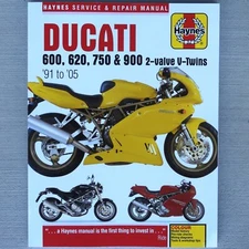 1991-2005 Ducati Monster M600 600 620 750 900 SuperSport HAYNES REPAIR MANUAL