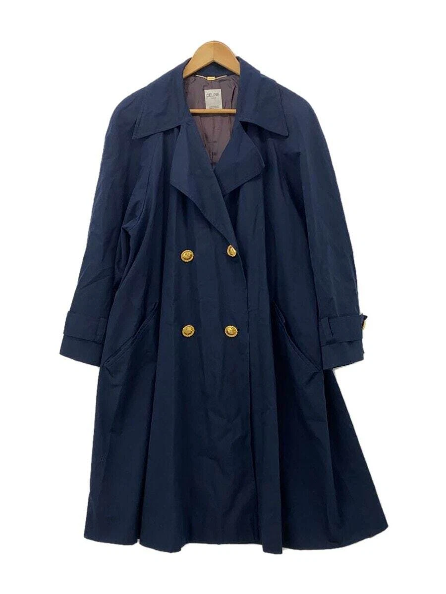 Cappotto trench CELINE blu navy