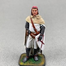 Crusader Knight 1/32, Collectible figure, Medieval Knight miniature, Tin soldier