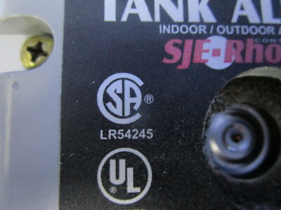 SJE-RHOMBUS TANK ALERT XT INDOOR/OUTDOOR ALARM LR54245 120VAC 1 Y