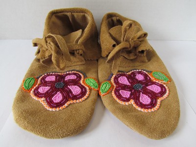 real native american moccasins