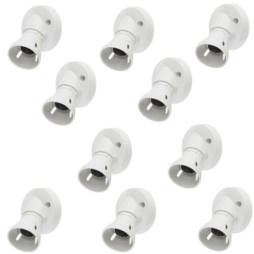 10x Angled Batten Ceiling Lamp holder Light Bulb Socket B22