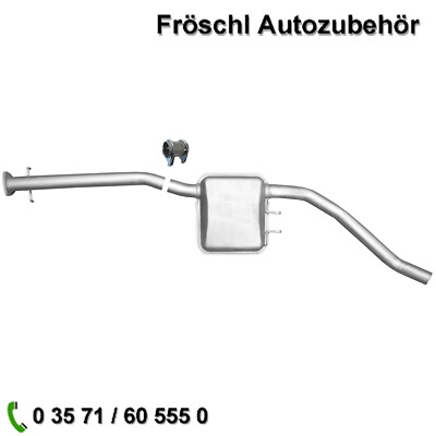für Opel Calibra A 85 2,5i V6 170Ps 0039-904 Mitteltopf Auspuff Auspuffanlage k*