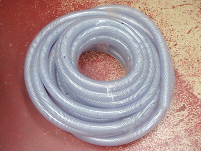 HOSE WATER HEAVY DUTY 88 1681006 REINFORCED PVC 1''ID 50FT CLEAR HOT OR COLD