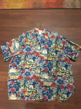 DISNEY "SURFING MICKEY" HAWAIIAN SHIRT SZ: XL