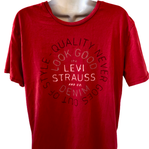 levis red t shirt