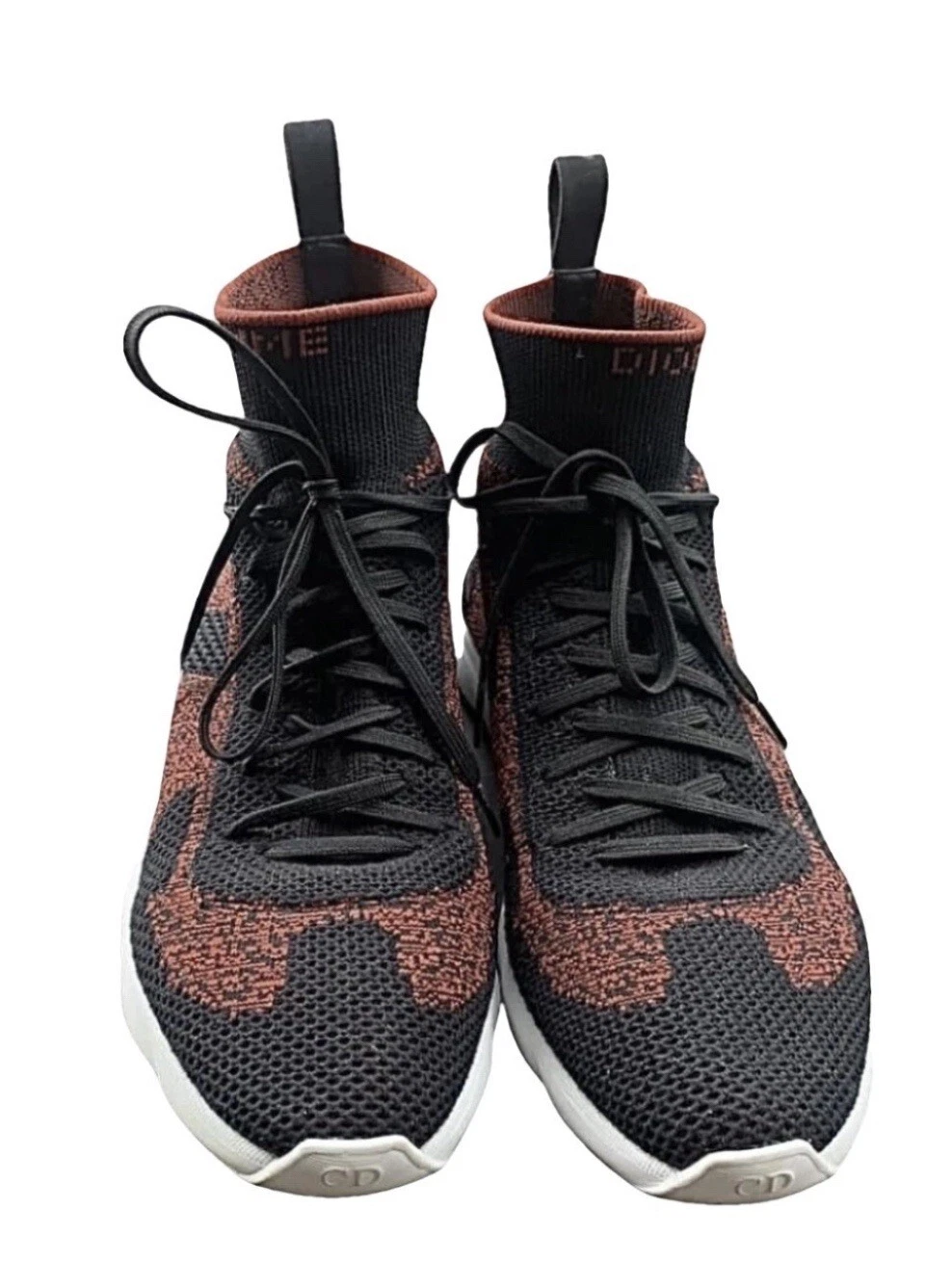 Baskets Dior B21 en toile rouge et noir taille 39