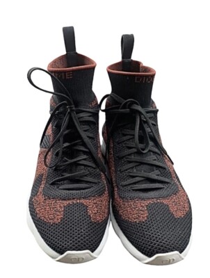 Dior Sneaker B21 Canvas rot-schwarz Gr. 39
