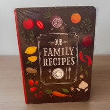 Family Recipe Book no, small tear in cellophane