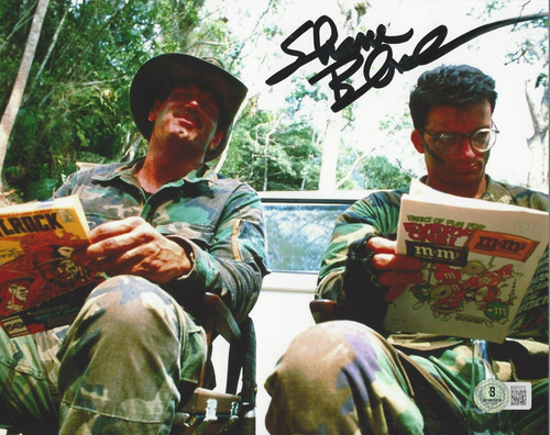 SHANE BLACK SIGNED 'PREDATOR' HAWKINS 8x10 MOVIE PHOTO 5 ACTOR BECKETT BAS COA - 第 1/3 張圖片