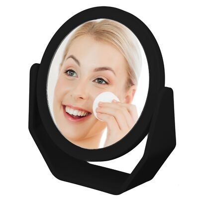 Expressions Premium Soft Touch Rotating Mirror with 1x/2x Magnification - Rou...