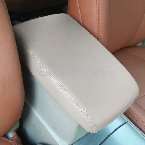 Gray Microfiber Leather Center Console Lid Cover – Fits Toyota Highlander 2008-2013