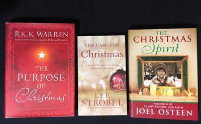 Lot 3 Christian Holiday Reading THE PURPOSE OF CHRISTMAS Rick Warren + Strobel +