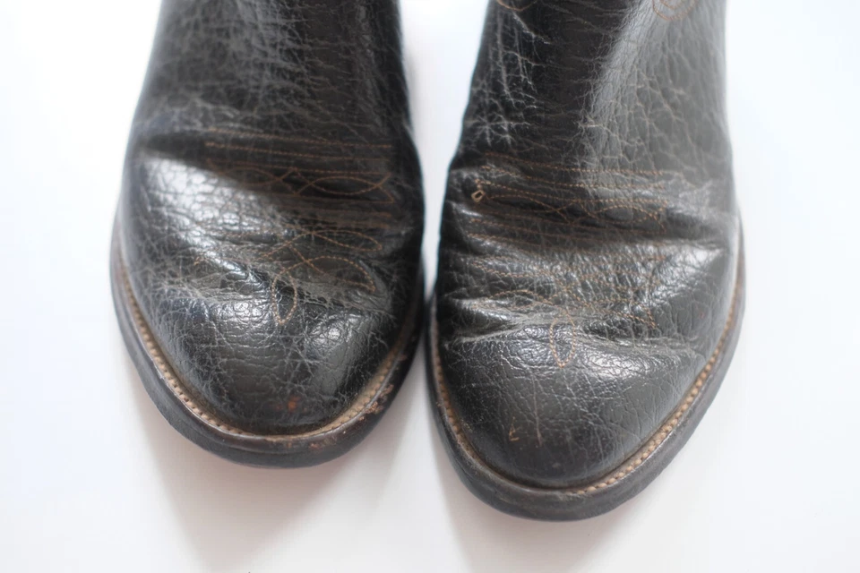 BOTAS NOCONA VESTIDO VAQUERO DE COLECCIÓN AÑOS 80 CUERO GENUINO HOMBRE TALLA 7 E 1988 Foto 4 de 4