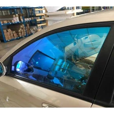Chameleon Blue Green Window Tint 55%VLT Car Sunshade Film Home Decoration Tint