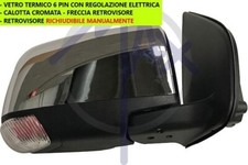SPECCHIO SPECCHIETTO RETROVISORE ELETTRICO DX PER ISUZU D-MAX DAL 2013 IN POI